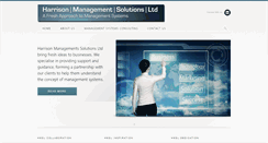 Desktop Screenshot of harrisonmanagementsolutions.com